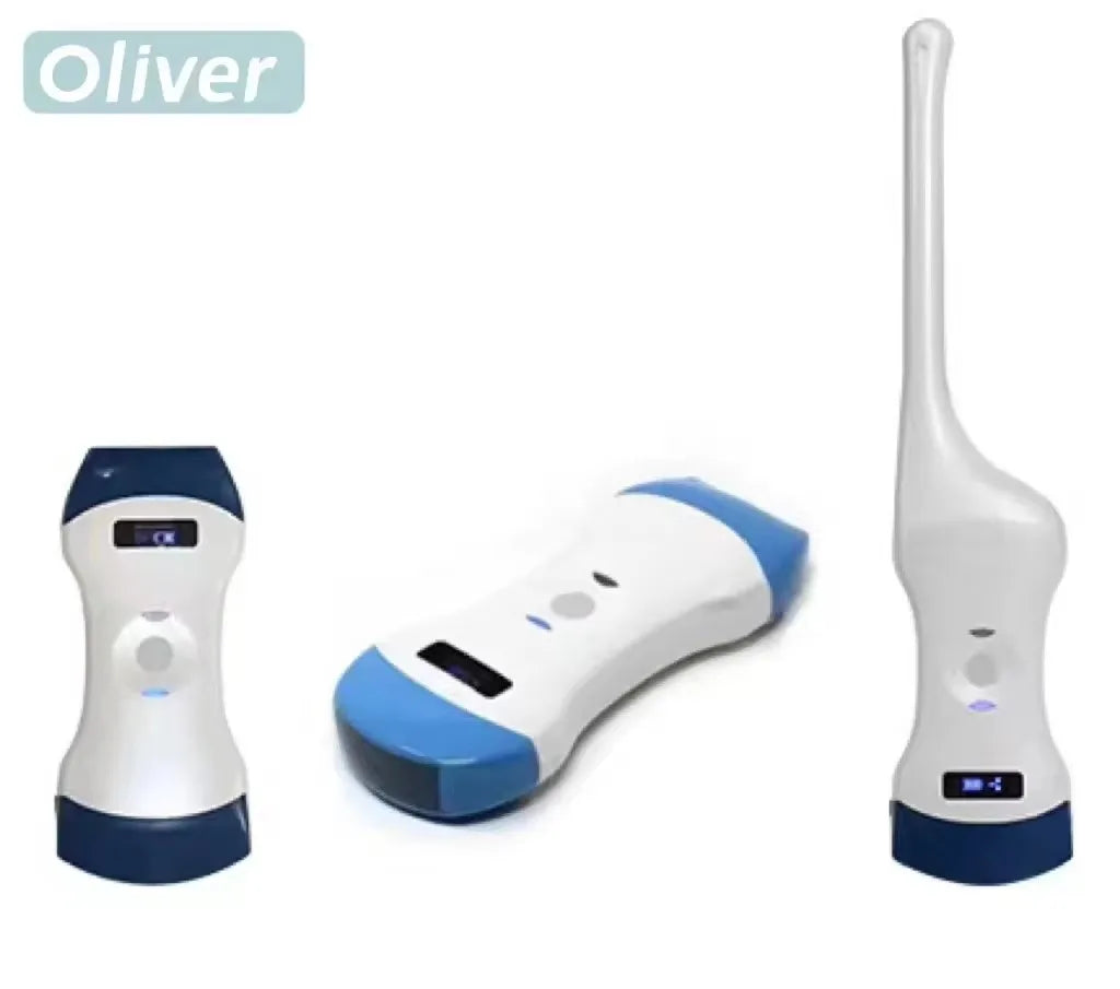 Échographe Portable WiFi 3-en-1 – Sonde Linéaire, Convexe & Transvaginale avec Étui