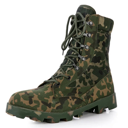Bottes Tactiques Desert Boots Vertes - Imperméables, Tailles 37 à 48