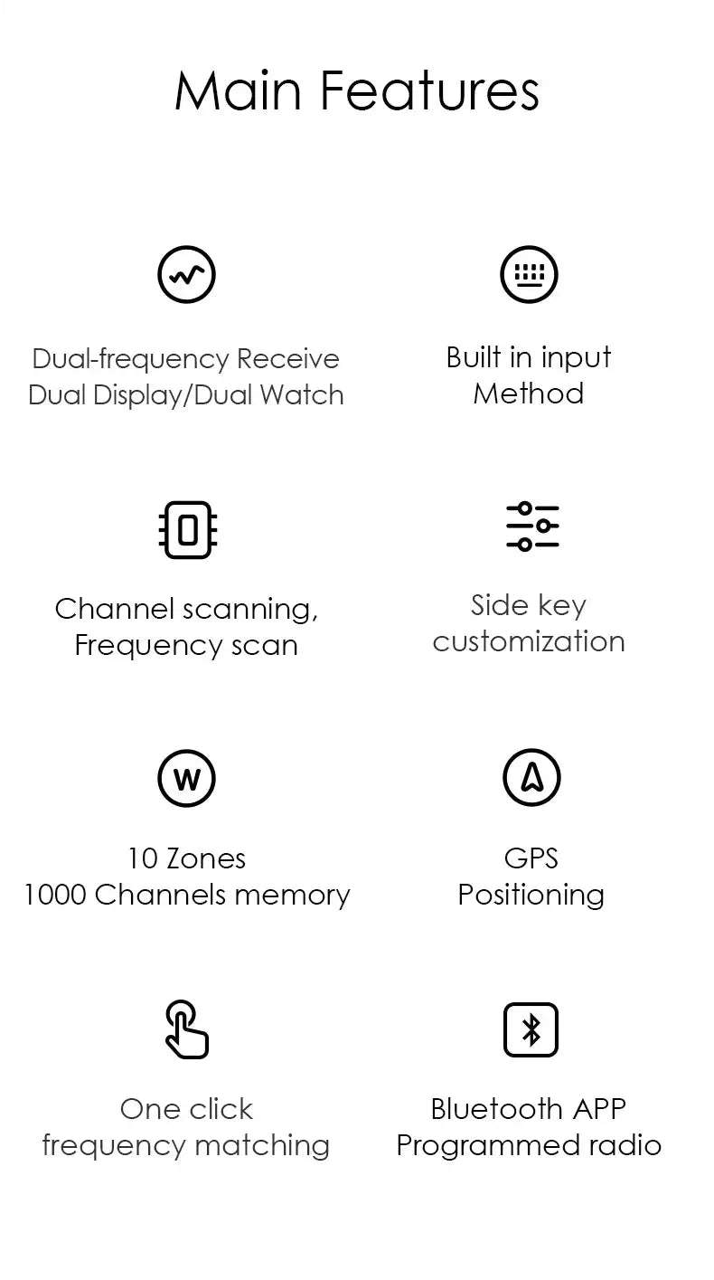 🔊 Talkie-Walkie Baofeng UV-32 – Puissant, Multi-Bande, Programmable via Bluetooth Ma boutique