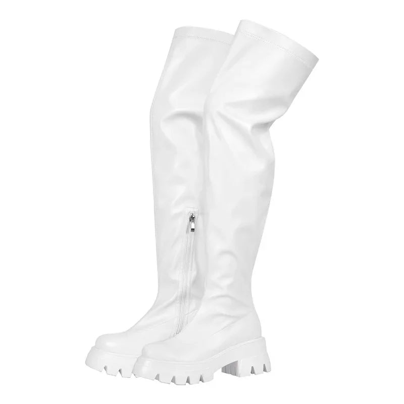 Cuissardes femme extensibles Onlymaker à talon haut