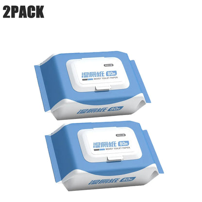 80pcs / 160pcs Wet Toilet Paper – Flushable Adult Hygiene Care Wipes - BLACKBEARD OUTDOOR INDUSTRIES