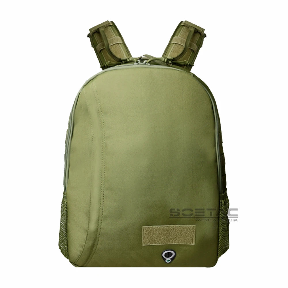 SOETAC sac à dos porte plaque 2‑en‑1 — gilet tactique MOLLE 1000D, plaques 27×34 cm, convertible chest rig/pack de réponse rapide - BLACKBEARD OUTDOOR INDUSTRIES