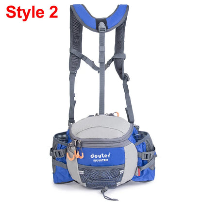 Sac à Taille de Sport Outdoor – Sac à Dos de Cyclisme, Randonnée et Camping avec Porte-bouteilles, Sangle Détachable – Sac Bandoulière Multifonction pour Homme - BLACKBEARD OUTDOOR INDUSTRIES