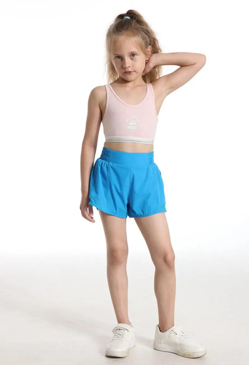 short de sport fille polyester Drytech Ma boutique