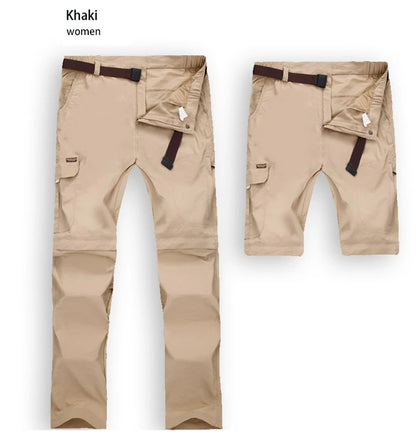 Pantalon Tactique Femme 2-en-1 – Séchage Rapide, Imperméable, Convertible Short - BLACKBEARD OUTDOOR INDUSTRIES