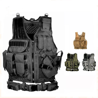Gilet d’intervention tactique ajustable pour armée, chasse et entraînement Airsoft - BLACKBEARD OUTDOOR INDUSTRIES