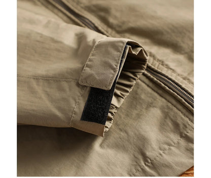 Veste Homme de Randonnée Étanche DIMUSI Coupe-Vent Respirant - BLACKBEARD OUTDOOR INDUSTRIES