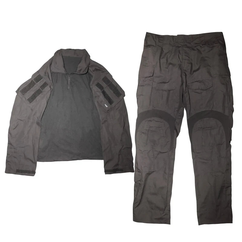 Black G3 Combat Uniform – Ensemble Tactique Chemise + Pantalon - BLACKBEARD OUTDOOR INDUSTRIES