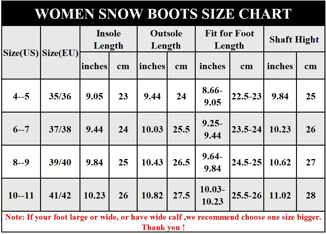 Bottines de neige femme à lacets et doublure douce