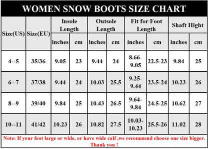 Bottines de neige femme à lacets et doublure douce