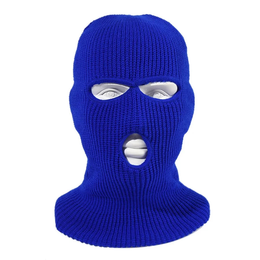Cagoule Ski Tactique Tricot Hiver – 3 Trous Unisexe