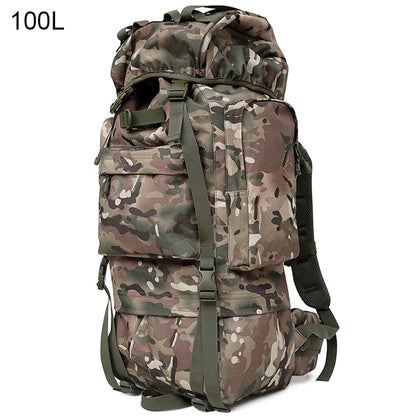 Sac à Dos Tactique 100L – Ultra Grande Capacité Étanche avec Cadre Interne - BLACKBEARD OUTDOOR INDUSTRIES