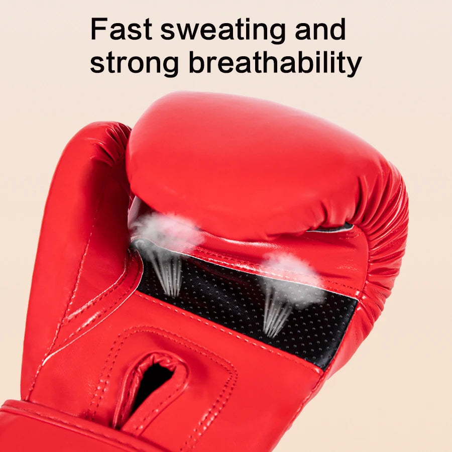 Gants de Boxe Adulte Cuir PU – Entraînement, Compétition, MMA, Sac de Frappe | 4 à 12 oz | 7 Coloris - BLACKBEARD OUTDOOR INDUSTRIES
