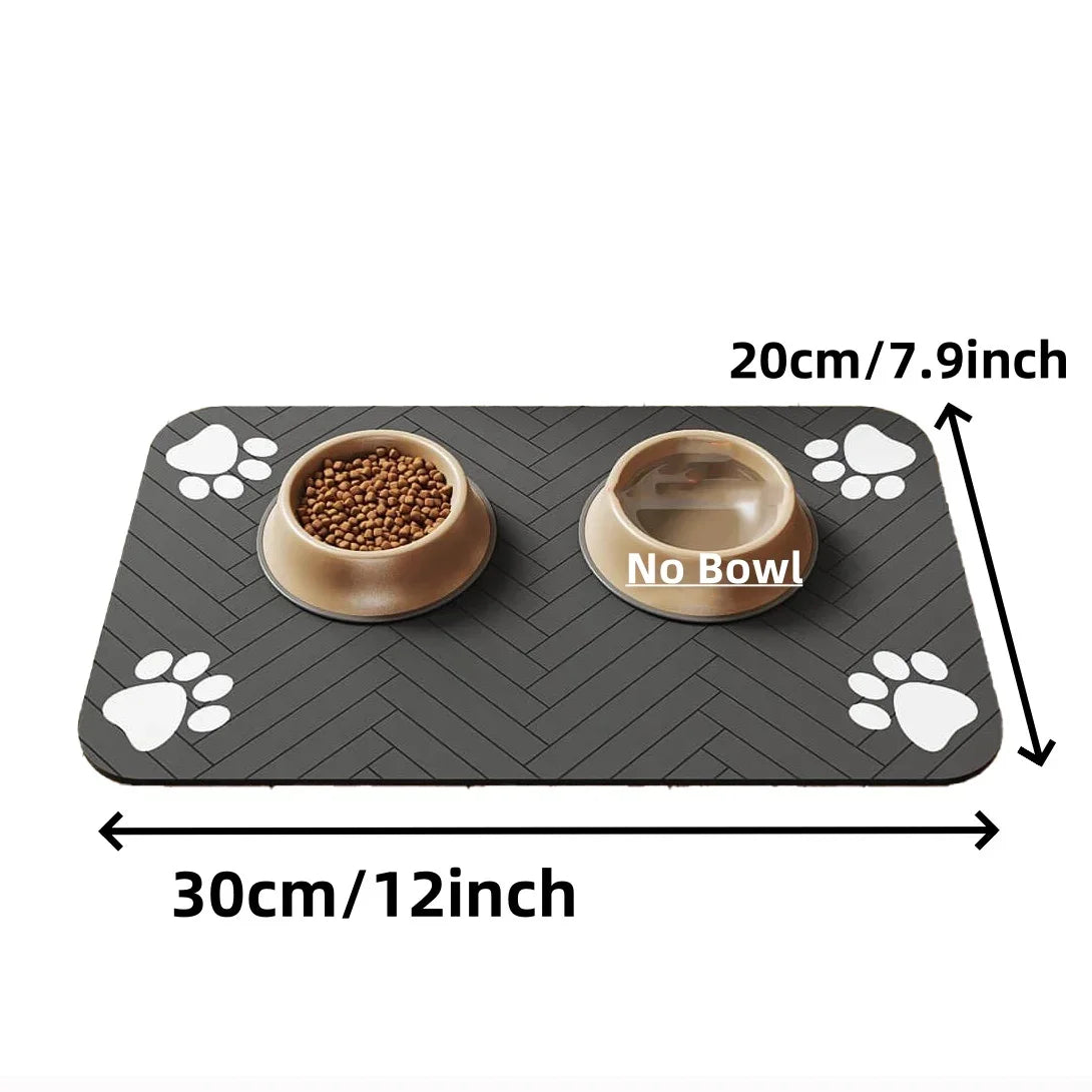 Tapis de Nourrissage Absorbant pour Animaux – Imperméable, Antidérapant & Séchage Rapide – Idéal pour Gamelles de Chiens et de Chats Ma boutique