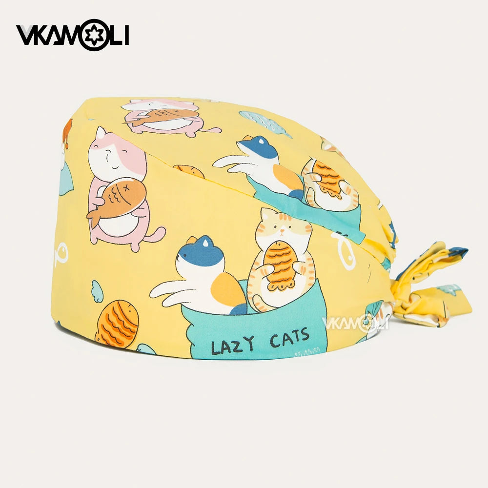 Chapeau Médical Imprimé pour Infirmières - Casquette de Scrub pour Femmes et Hommes, Uniforme Médical. - BLACKBEARD OUTDOOR INDUSTRIES