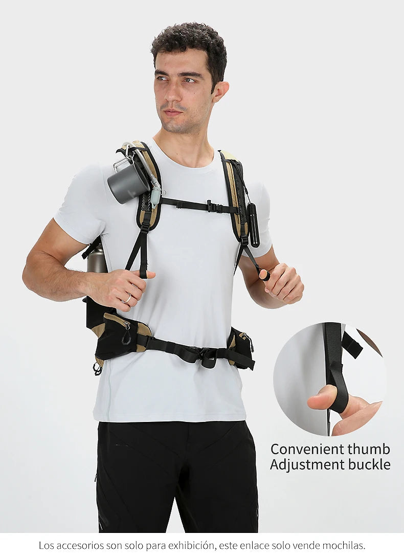 Sac à Dos de Randonnée 35L – Imperméable avec Housse de Pluie Intégrée | Mixte Homme/Femme - BLACKBEARD OUTDOOR INDUSTRIES