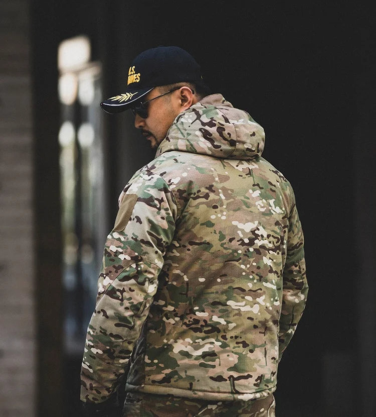 Veste M65 Tactique Chauffante pour Homme – Hiver, Coupe-Vent, Imperméable, Camouflage - BLACKBEARD OUTDOOR INDUSTRIES