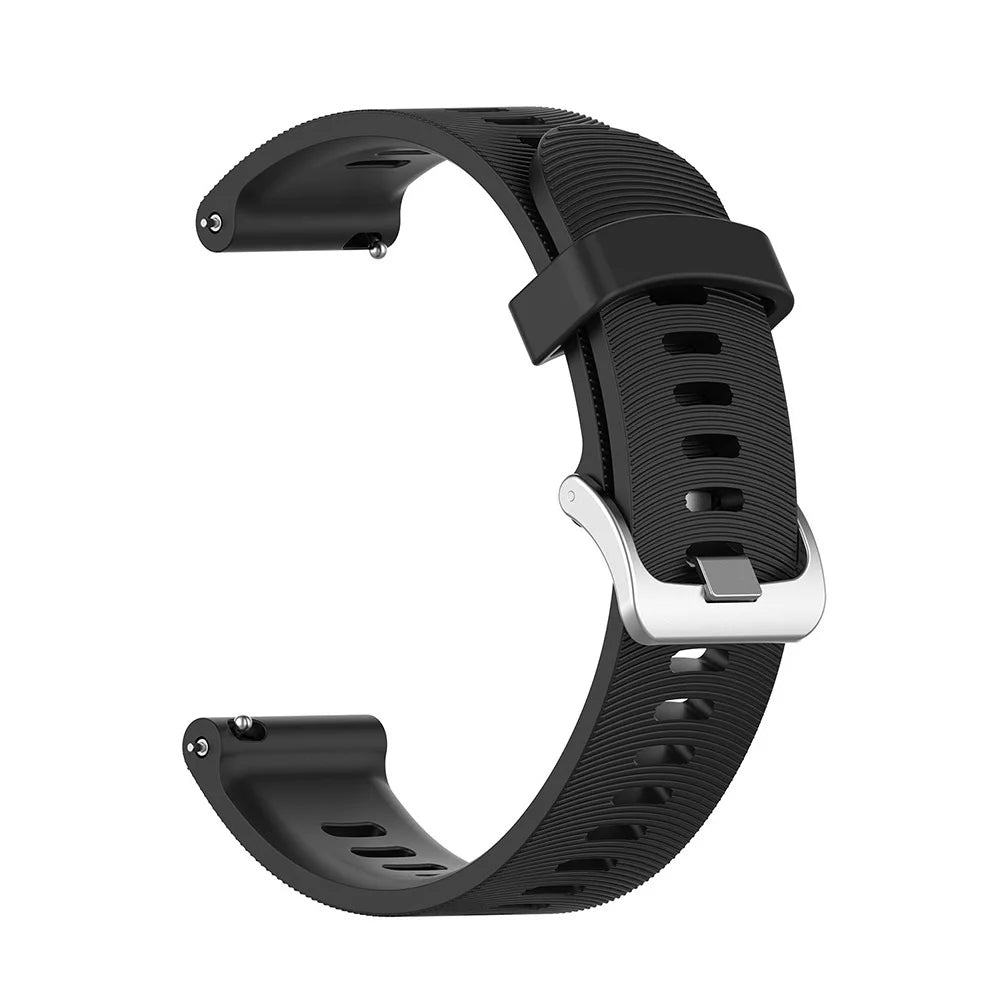 Bracelet en Silicone de 20mm pour Montre Garmin Forerunner / Venu / Vivoactive / Samsung Galaxy Watch BLACKBEARD OUTDOOR INDUSTRIES