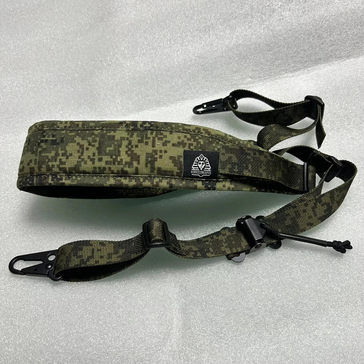 Sangle Tactique 2 Points Camouflage Nylon 500D – Réglable Quick Adjust, 9 Coloris