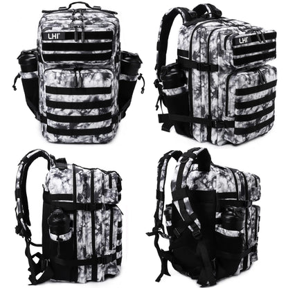 Sac à dos tactique 45 L avec système MOLLE et compartiment PC