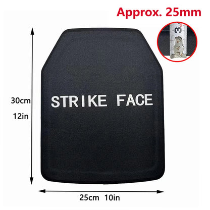 Plaque de Protection Balistique UHMWPE - 25x30cm, Légère