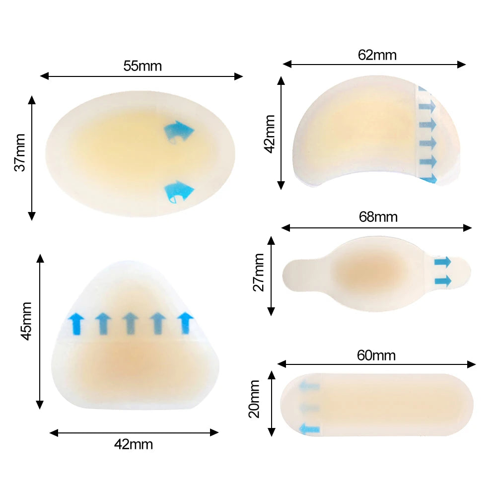 Patchs Hydrocolloïdes pour Talons – 10 ou 20 pièces - BLACKBEARD OUTDOOR INDUSTRIES