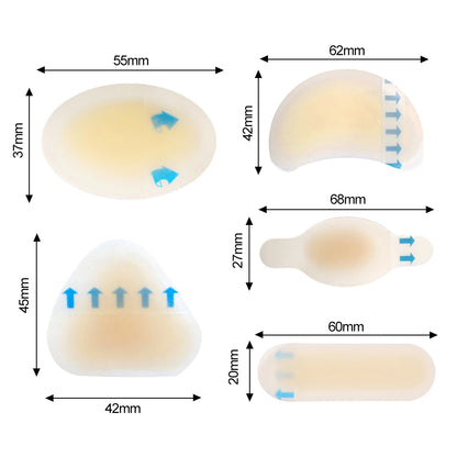 Patchs Hydrocolloïdes pour Talons – 10 ou 20 pièces - BLACKBEARD OUTDOOR INDUSTRIES