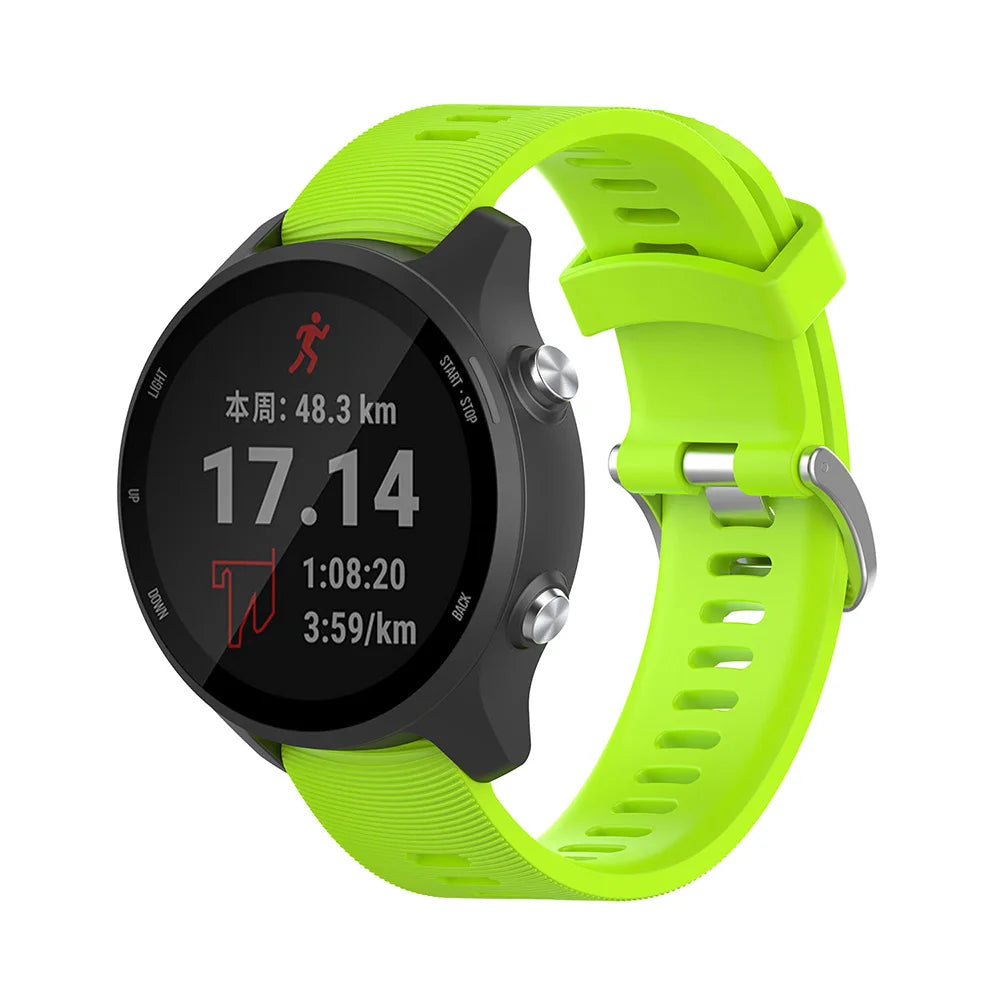 Bracelet en Silicone de 20mm pour Montre Garmin Forerunner / Venu / Vivoactive / Samsung Galaxy Watch BLACKBEARD OUTDOOR INDUSTRIES