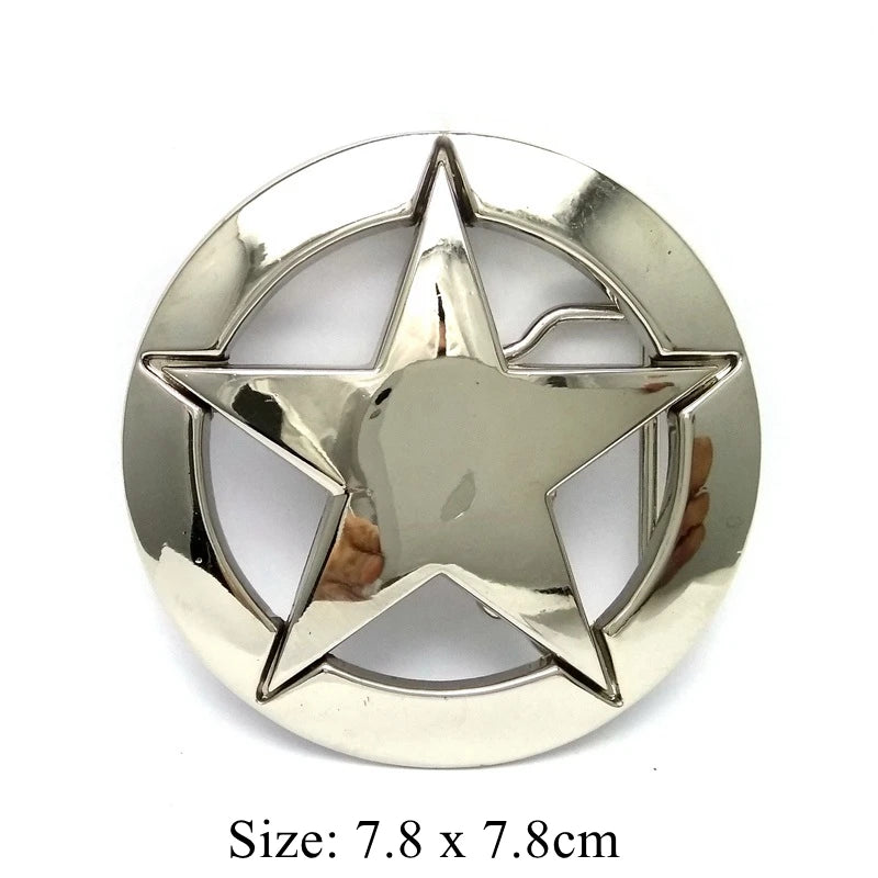 Ceinture en Cuir PU avec Boucle Métallique XXL pour Hommes - Accessoires Western Cowboy Ma boutique