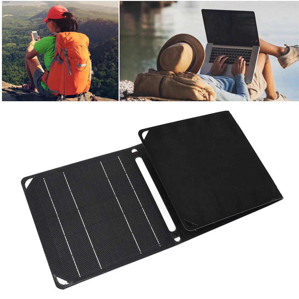 Panneau Solaire Portable Pliable VAKIND 30W/40W – 5V/18V USB-A, USB-C & DC – Étanche IP65 pour Téléphones, Powerbanks, Randonnée, Camping - BLACKBEARD OUTDOOR INDUSTRIES