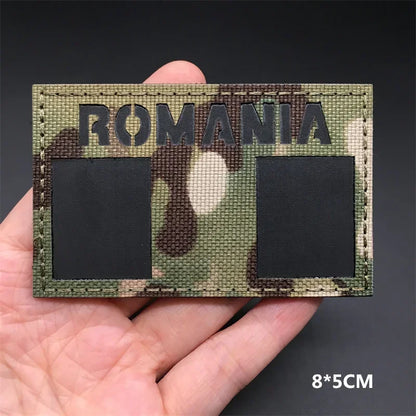 Patches Drapeaux Nationaux 3D Multicam – Réfléchissant IR, Découpe Laser, Hook & Loop | Tactique, Airsoft, DIY | 45+ Pays - BLACKBEARD OUTDOOR INDUSTRIES