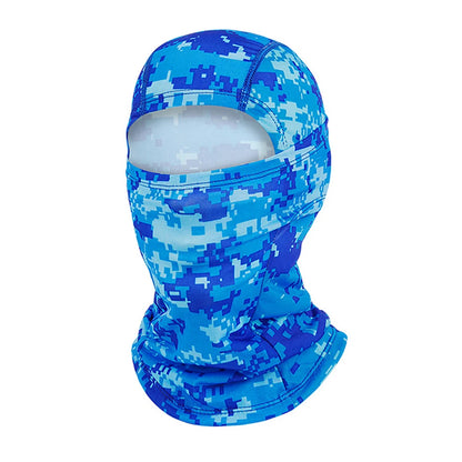 Cagoule anti-UV vélo et moto, masque visage et cou