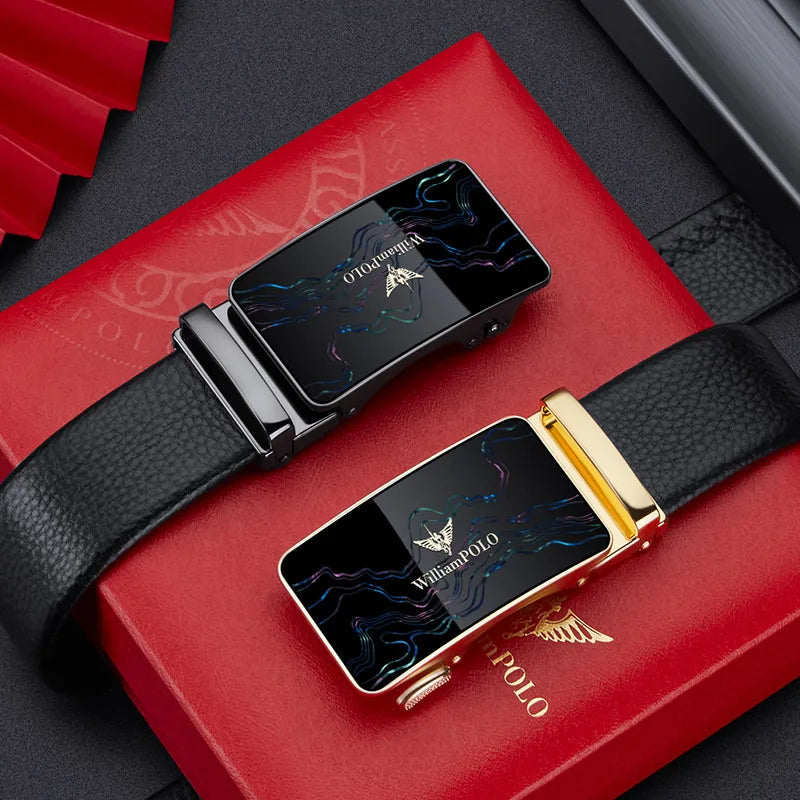 Ceinture en Cuir de Vachette Business WILLIAMPOLO Ma boutique