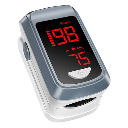 Oxymètre de Pouls Bluetooth au Doigt – Saturation SpO2, Fréquence Cardiaque & Index de Perfusion avec Appli
