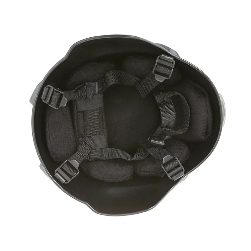 Casque Tactique MICH avec Rails Quick Release – Protection Tête ABS Airsoft Combat Outdoor - BLACKBEARD OUTDOOR INDUSTRIES