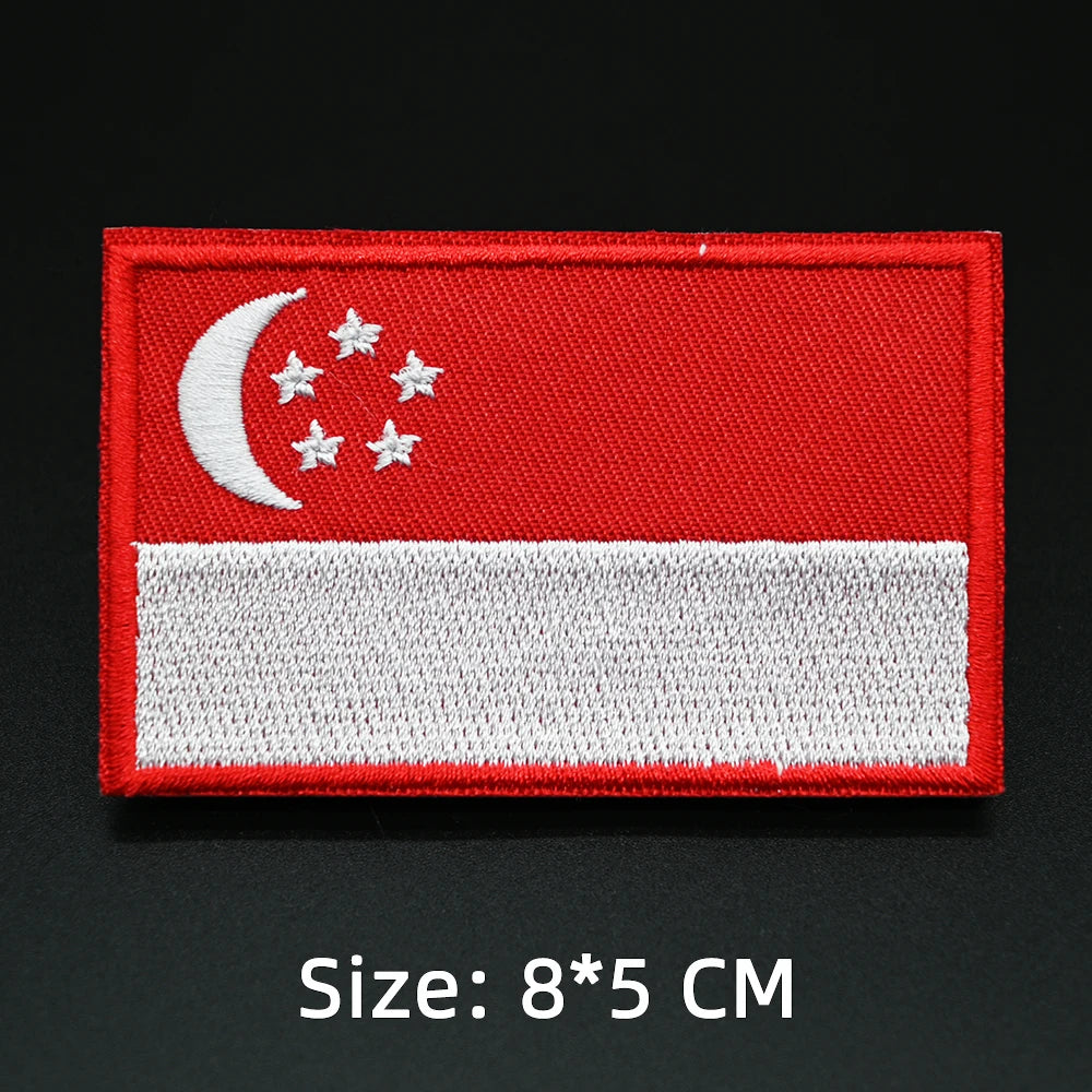 Patches Drapeaux Brodés Tactiques – international - BLACKBEARD OUTDOOR INDUSTRIES