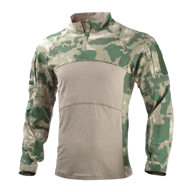 Chemise de Combat Homme à Manches Longues 1/4 Zip – Veste Tactique Outdoor - BLACKBEARD OUTDOOR INDUSTRIES