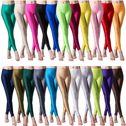 Leggings Skinny Élastiques Femme - Pantalon Crayon Slim Taille Plus, Brillant, Idéal pour Yoga et Activités Sportives - BLACKBEARD OUTDOOR INDUSTRIES