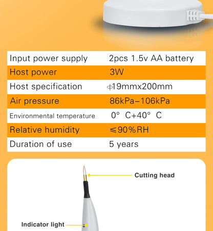 Stylo Hémostatique à Électrocoagulation – 4 Embouts, Coupe Dentaire et Gingivale, Recharge Sans Fil - BLACKBEARD OUTDOOR INDUSTRIES