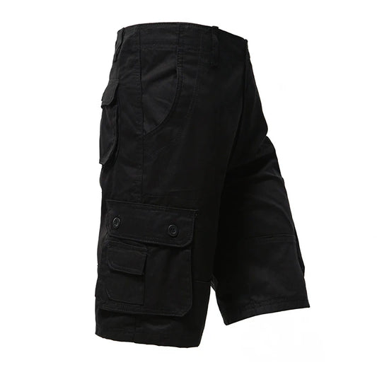 Short Cargo Homme Grande Taille – Coton, Coupe Droite, Style Streetwear Hip-Hop - BLACKBEARD OUTDOOR INDUSTRIES