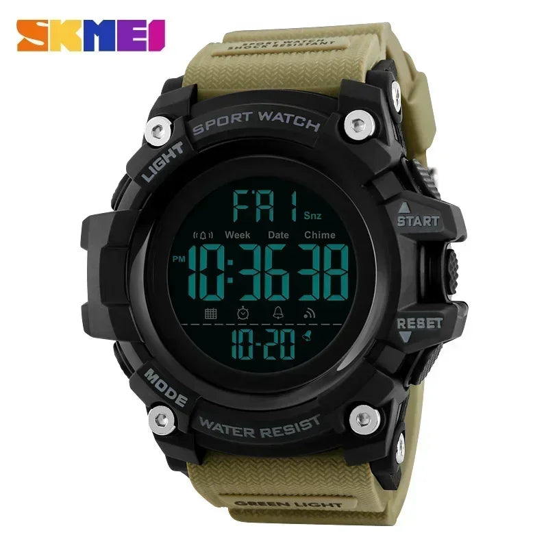 Montre Digitale Sport Homme SKMEI 1384 – Résistante et Multifonction - BLACKBEARD OUTDOOR INDUSTRIES