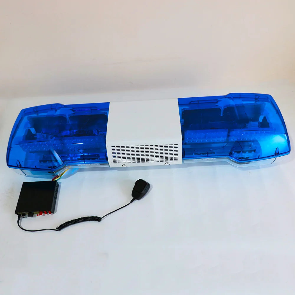 Rampe Lumineuse LED Police 1,2 m | 216 LEDs 108W IP65 | Gyrophare Toit Véhicule d'Urgence 12V - BLACKBEARD OUTDOOR INDUSTRIES