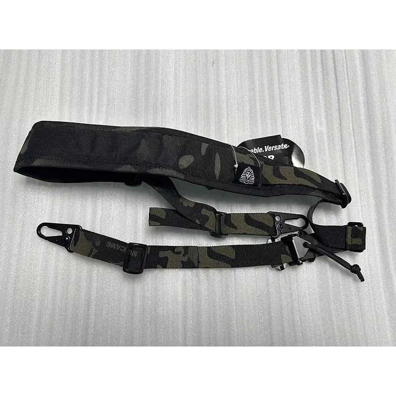 Sangle Tactique 2 Points Camouflage Nylon 500D – Réglable Quick Adjust, 9 Coloris