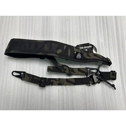 Sangle Tactique 2 Points Camouflage Nylon 500D – Réglable Quick Adjust, 9 Coloris