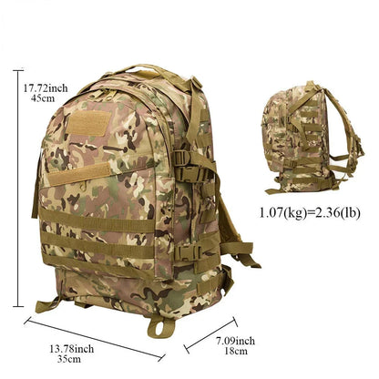 Sac à dos tactique MOLLE pour randonnée et outdoor