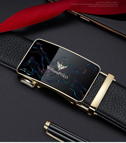 Ceinture en Cuir de Vachette Business WILLIAMPOLO Ma boutique