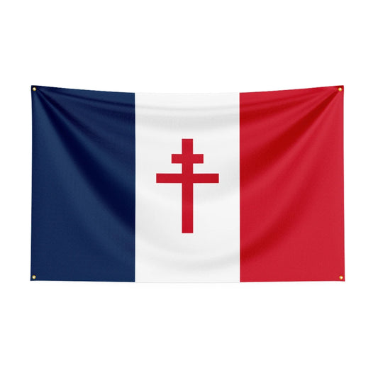 Drapeau de la France 1940-1944 – 3x5 Pieds (Tissu Polyester) - BLACKBEARD OUTDOOR INDUSTRIES