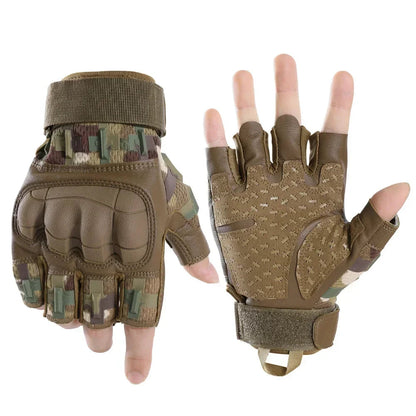 Gants Tactiques écran Tactile – Coque Rigide, Antidérapants, Doigts Complets ou Coupés