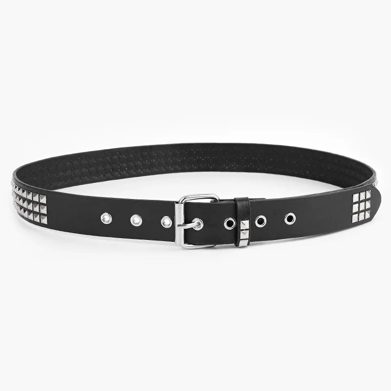 Ceinture Simili-Cuir Style Metal Pyramid 105 cm Ma boutique