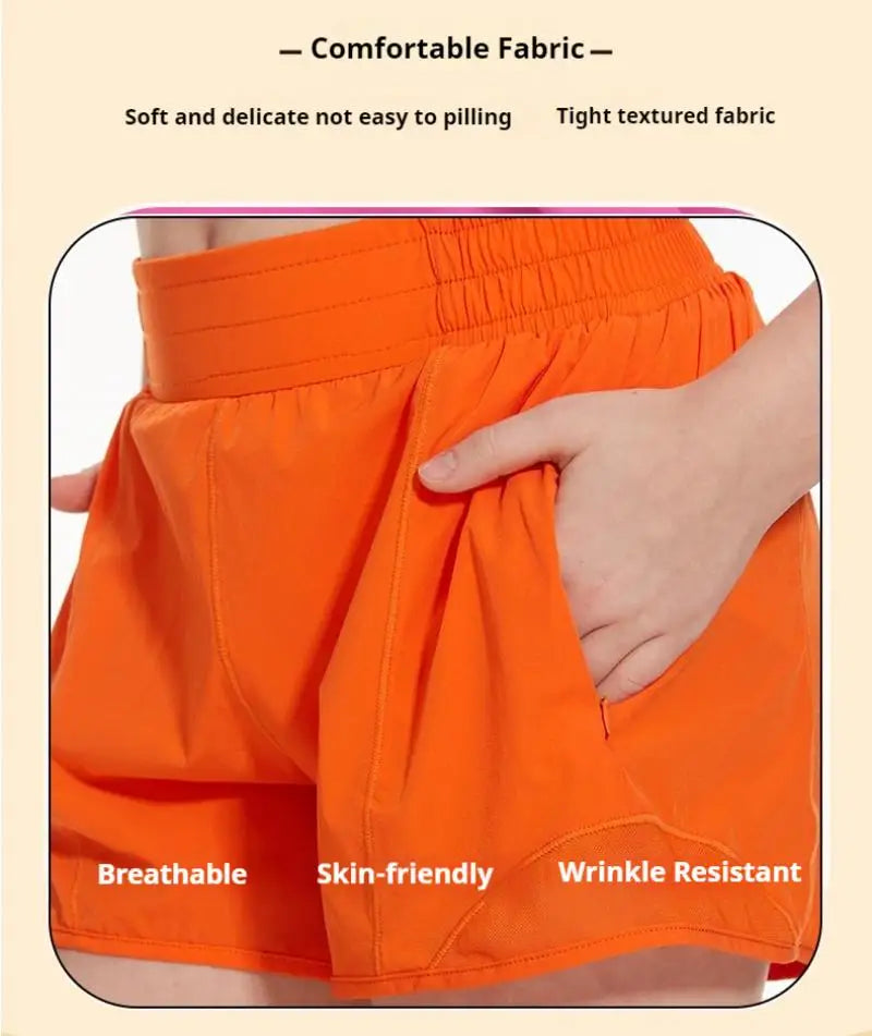 short de sport fille polyester Drytech Ma boutique